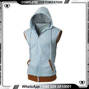 Muscle Men Tank Tops <b>Cut</b> <b>Off</b> T Shirt Workout Sport Men Gym Sleeveless Workout Hoodie - Product Image 3