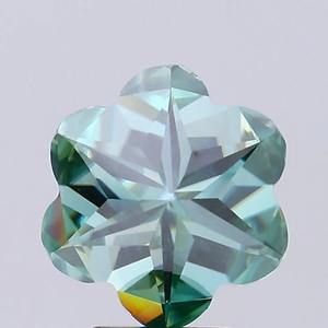 เพชรมอยส์ซอไนต์รูปดอกไม้สำหรับทำเครื่องประดับเพชร - Product Image 2