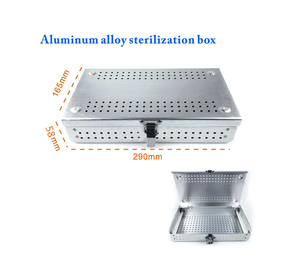 Caja de Esterilización Edgeco de Calidad Premium, Caja de Desinfección de Acero para Instrumentos Quirúrgicos, Caja de Cirugía con Certificación CE Clase I - Product Image 1