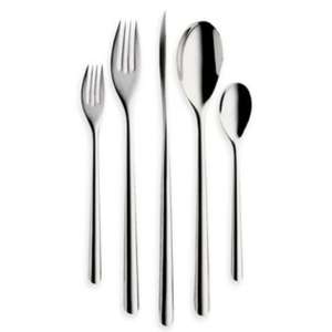 Ensemble de couverts en acier inoxydable moderne avec des matériaux durables et une apparence élégante, parfait pour les repas décontractés - Product Image 5