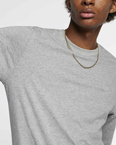 Camiseta de Manga Larga para Hombre Harry Johnson, Cuello Redondo, Corte Ajustado, Color Gris Sólido, Poliéster/Algodón, Estilo Casual, Lavado Ácido, Secado Rápido, Logotipo Frontal - Product Image 5