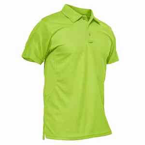 Polo respirant de couleur unie avec logo personnalisé, design tendance, vente chaude, polos personnalisés, polos pour hommes grandes tailles - Product Image 4
