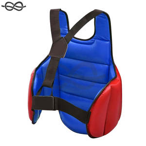 Gilet de protection karaté poitrine garde bouclier réglable adultes enfants Arts martiaux lourd poinçonnage Muay Thai équipement de sécurité Durable - Product Image 2