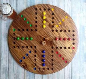 Jeu de société Wahoo en bois artisanal |   Finition de bonne qualité |   Vente en gros, meilleur prix - Product Image 1