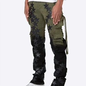High Quality Cargo Denim Pants For <b>Men</b> And Women Comfortable And Stylish Perfect For Casual Wear And Outdoor Activities - Product Image 1