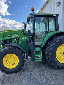 Para la granja 2021: Tractor utilitario John Deere 6120M de 120HP, tractor de orugas usado con componentes de motor, bomba de engranajes y ruedas. - Product Image 4