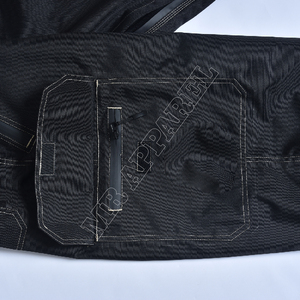 Pantalones Cargo impermeables negros OEM con cintura ajustable, forro interior cálido y ajuste holgado para ropa de invierno - Product Image 5