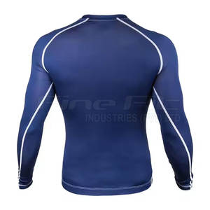Camiseta Deportiva de Manga Corta para Hombre, de Alta Calidad, Ecológica, de Secado Rápido, Transpirable, de Spandex y Poliéster, para MMA, OEM - Product Image 3