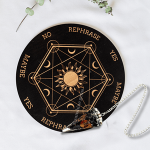 Venta al por mayor Triple protección Orgón Cristal Péndulo Piedra semipreciosa Piedra preciosa Radiación Chakra Curación Cristal Rejilla Péndulos - Product Image 4