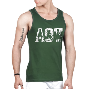 Vêtements de sport pour hommes imprimés personnalisés sans manches Fitness débardeur doux qualité supérieure décontracté confortable débardeur pour hommes de BD - Product Image 3