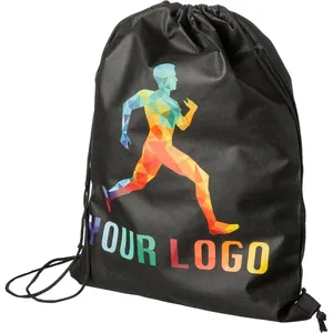 Zaino Personalizzato Nico in TNT, Sacca Sportiva Promozionale Personalizzabile con Coulisse per Gadget - Product Image 1