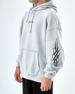 Sudadera con Capucha Vintage para Hombre, Personalizada, Lavado Ácido, 100% Algodón, Felpa Francesa, Corte Regular, Forrada, Transpirable, Secado Rápido, Impresión Serigráfica - Product Image 5