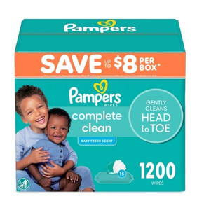 Toallitas Húmedas para Bebé Pampers Sensitive, a Base de Agua, Hipoalergénicas - Product Image 1