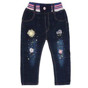 Chase Value Girl's Denim <b>Pants</b>-Blue 4-5 Years - Product Image 1