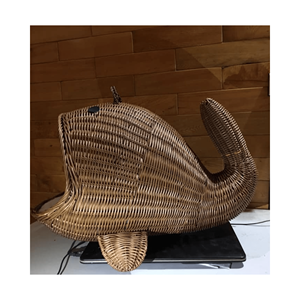 Maison confortable pour animaux de compagnie en rotin de haute qualité nouveau Design motif animal prix compétitif fait à la main au Vietnam - Product Image 6