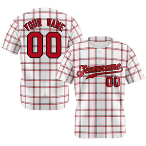 Nouveau maillot de Baseball 100% Polyester maille respirant personnalisé cousu Logo nom hommes jeunesse maillot de Baseball à vendre - Product Image 1