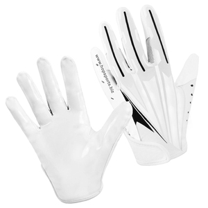 Guantes de receptor de fútbol americano al por mayor diseño personalizado antideslizante guantes de fútbol americano súper pegajosos transpirables cómodos - Product Image 2