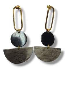 Pendientes Gruesos de Moda Hechos a Mano con Hueso de Camello, Joyería para Mujer, Cuerno y Hueso de Búfalo Natural, Largos, Regalos Perfectos, Accesorios de Joyería - Product Image 4