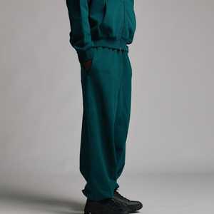 Conjunto Deportivo Unisex de Felpa Francesa, Poliéster/Algodón, Holgado, con Sudadera con Cremallera Completa y Pantalones Jogger, Personalizable, Grueso, Informal - Product Image 3