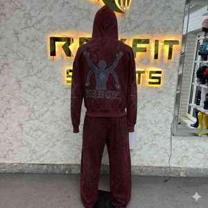 Imprimé meilleure qualité par le fabricant la demande des clients survêtement à fermeture éclair à bas prix pour hommes style unique nouveau design survêtements pour hommes - Product Image 5