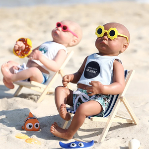 Varios Babeside barato 20 pulgadas 22 "cuerpo de vinilo realista silicona Reborn Baby Dolls con traje de baño de verano - Product Image 6