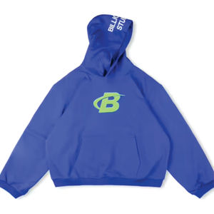 Ensemble de survêtement streetwear avec impression de logo personnalisée, vintage, délavé à l'acide, unisexe, poids lourd, sweat-shirts oversize, hiver, 100% coton - Product Image 3