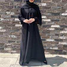 High Quality New Arrival Dubai Pakistani <b>Modest</b> Abaya Islamic Plus Size Women Dress Ball Gown Silhouette Natural Wholesale - Product Image 6
