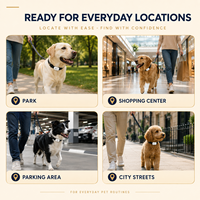 Nouveau collier de localisation pour animaux de compagnie pour chiens et chats avec fonction de positionnement GPS anti-perte, matériau PC, appareil intelligent LEXER-22