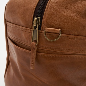 Sac de sport unisexe en cuir véritable de grande capacité vintage pliable sport voyage week-end luxe imperméable durable et élégant - Product Image 4