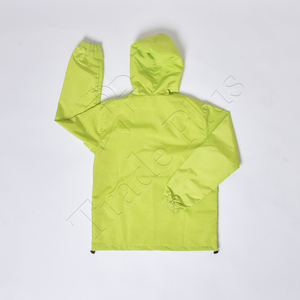 Veste de pluie imperméable pour hommes, légère et personnalisée, pour la randonnée en plein air, avec fermeture à glissière, imperméable, avec capuche, coupe-vent - Product Image 2