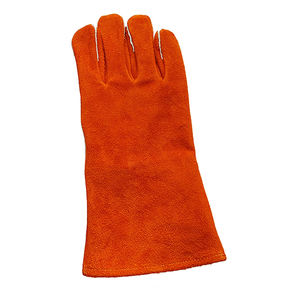 Guantes de soldadura de cuero y protección para las manos del soldador Guantes de trabajo duraderos para seguridad OEM y ODM disponibles - Product Image 2