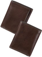 Cartera de Diseñador para Hombre, Estilo Vintage, con Bloqueo RFID, Decoración con Letras, Cierre Abierto, Color Personalizado, Marcas Famosas, Lujo, Venta al Por Mayor