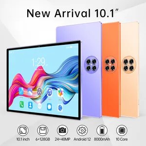 2024 NEW OEM 10 Inch Real 6G+128G Quad Core Dual Sim Tablet Pc Android 4G Tablet/ Cheapest 10.1 Inch Tablet Android