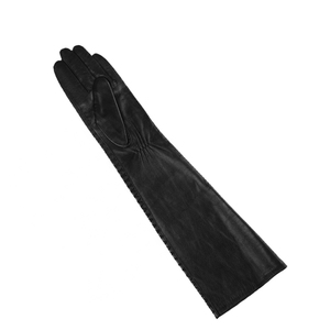 Guantes largos de trabajo de cuero de piel de cabra clásicos de alta calidad OEM nuevos guantes de invierno de moda para hombres para uso diario informal - Product Image 5