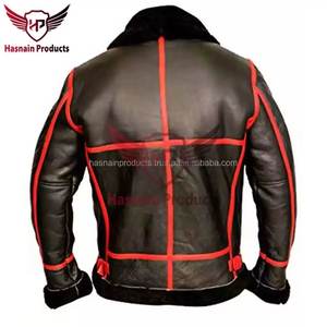 Calidad superior, precio asequible: chaqueta de cuero de piel de moda para hombres resistente al olor, secado rápido, vendedor superior - Product Image 2