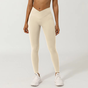 Mallas deportivas para mujer, mallas deportivas de cintura alta, pantalones de Yoga sexis elásticos, entrenamiento, correr, gimnasio, mallas transpirables de secado rápido para mujer - Product Image 1