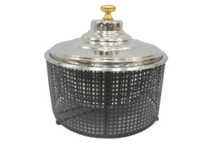 Olla de mesa para fiestas de boda de hoteles para servir platos, utensilios de cocina para comedor, restaurante, esmalte, acabado impreso, aislado - Product Image 4