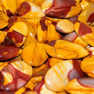 Natural Mookaite Jasper Cabochon Polished Loose Gemstone for Jewelry Making - Product Image 1