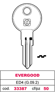Chiave Asc Ed4 (g.Vaf 0) Evergood - Product Image 1