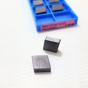 Inserto de torneado de cerámica CNGN 120408 PT600M Grado T02025 Herramienta de metalurgia eficiente y duradera de alta demanda Inserto OEM personalizable - Product Image 1