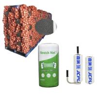 Flexibel Plastic Palletiseernet Voor Groenten Fruit Elastische Ademende Transportverpakking Duurzaam Gaas