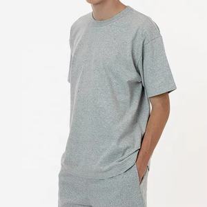 Conjunto informal de verano 2025 para hombre, camiseta y pantalones cortos de media manga de Color sólido, ropa de calle, trajes de entrenamiento, conjunto de verano estampado de 2 piezas - Product Image 5