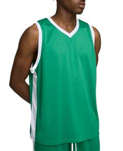 Nouvelle arrivée pas cher prix coton/polyester fait hommes débardeur grande personnalité confortable col en v tenue décontracté couleur personnalisée - Product Image 3