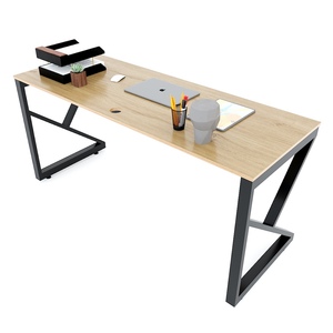 Kconcept HBKC045 160x60cm Plywood Gaming <b>Desk</b> Melamine Coated <b>Foldable</b> and Storage Features for Office or Living Room Use - Product Image 2