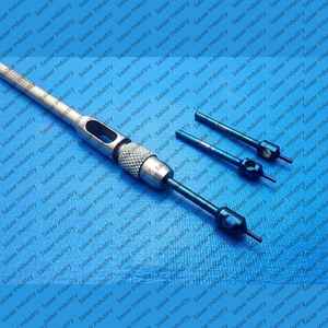 ชุดปลูกผมสเตนเลสสตีลเยอรมันได้รับการรับรองมาตรฐาน CE ชุดเครื่องมือปลูกผมแบบ FUE พร้อมหัวเจาะขนาด 0.8 มม. 0.9 มม. 1.0 มม. ด้ามจับ และชุดจานรองรูปไต - Product Image 6