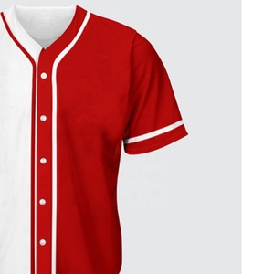 Maillot de baseball vierge personnalisable par sublimation, respirant, antibactérien, séchage rapide, grandes tailles, broderie sur mesure, conception gratuite, vente en gros - Product Image 6