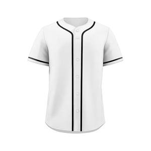 T-shirt de baseball vierge entièrement sublimé pour hommes, femmes et jeunes, maillot de baseball pour hommes, vente en gros - Product Image 3