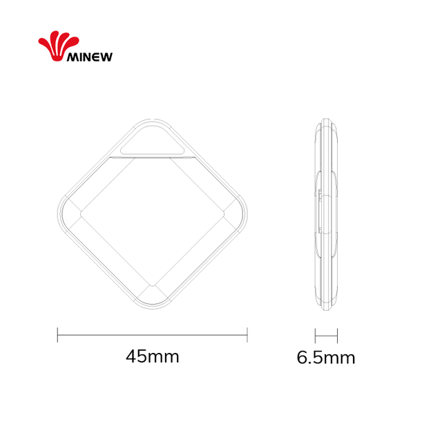 Customizable Finder IoT Smallest bluetooth Mini Anti Theft Tracking Locator Device Remote Control Work With Find My tracker
