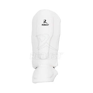 Protège-tibia en cuir de vachette véritable Protège-pieds de protection pour adultes MMA Muay Thai Boxing-Protège-tibia en cuir de vachette véritable - Product Image 6