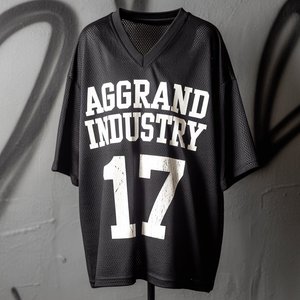 Camiseta Deportiva de Fútbol para Hombre, Talla Grande, Manga Corta, Estampada, Tejida, Transpirable, Estilo Urbano - Product Image 5